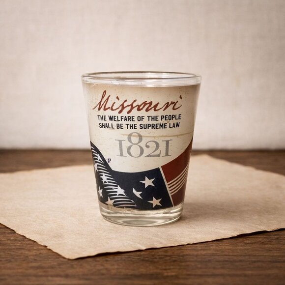 Missouri Shot Glass America 250 Statehood Patriotic Collectible Heritage Barware - Picture 11 of 11